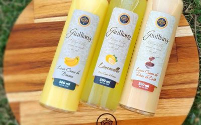 Giullians lança três novos licores: doce de leite, banana e limoncello
